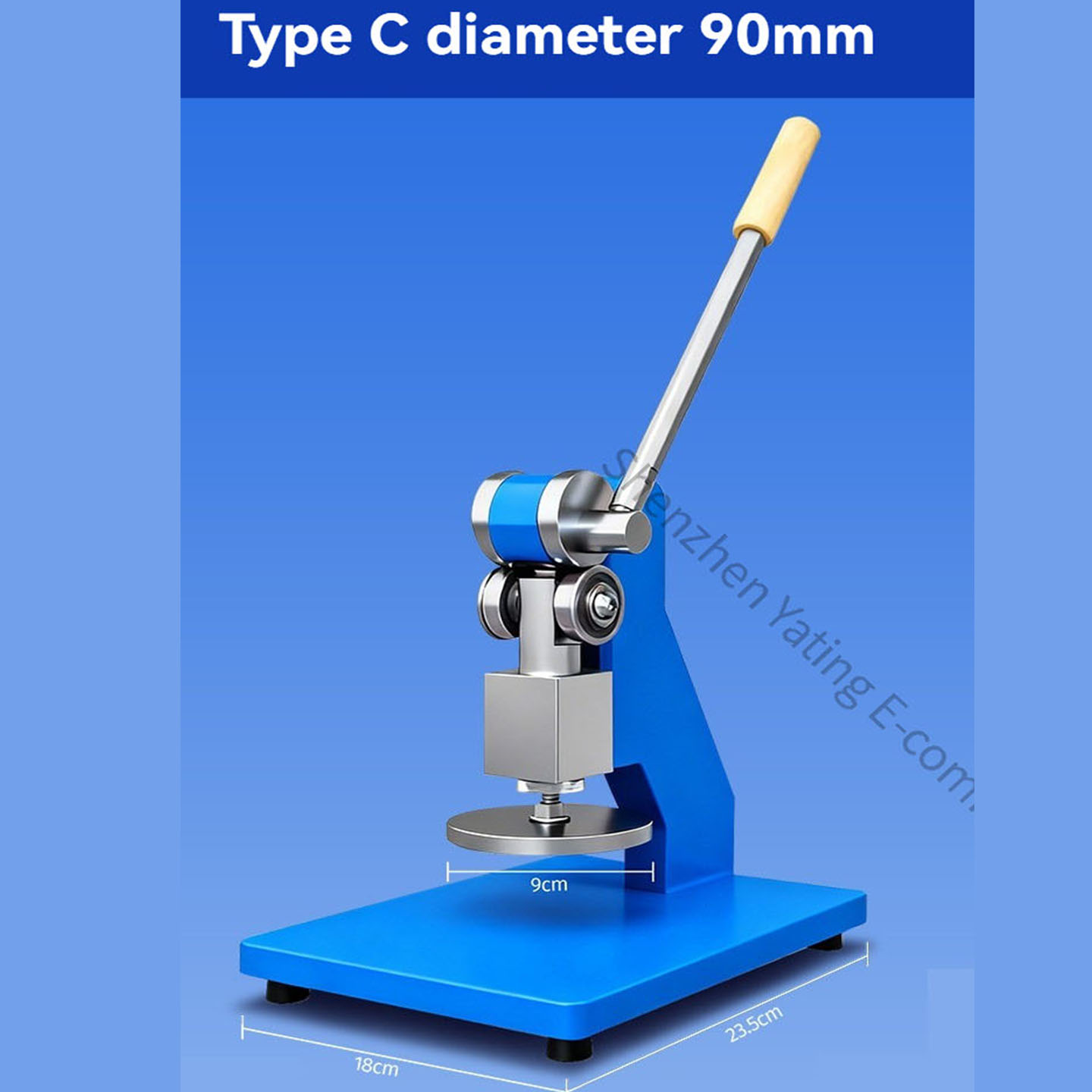Die Cutting Machine - C형 직경 90mm 원형 플레이트 수동