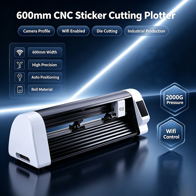 Die Cutting Machine - 600mm CNC 레이저 스티커 커팅 플로터