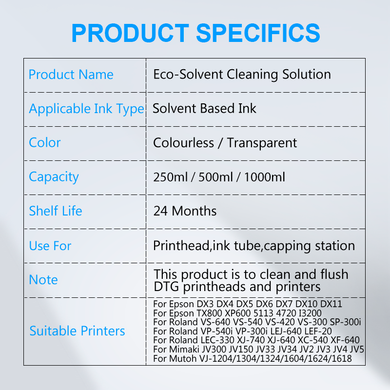 Epson/Roland/Mimaki/Mutoh 1390 - Eco Solvent Ink Cartridge 리뷰 및 가격