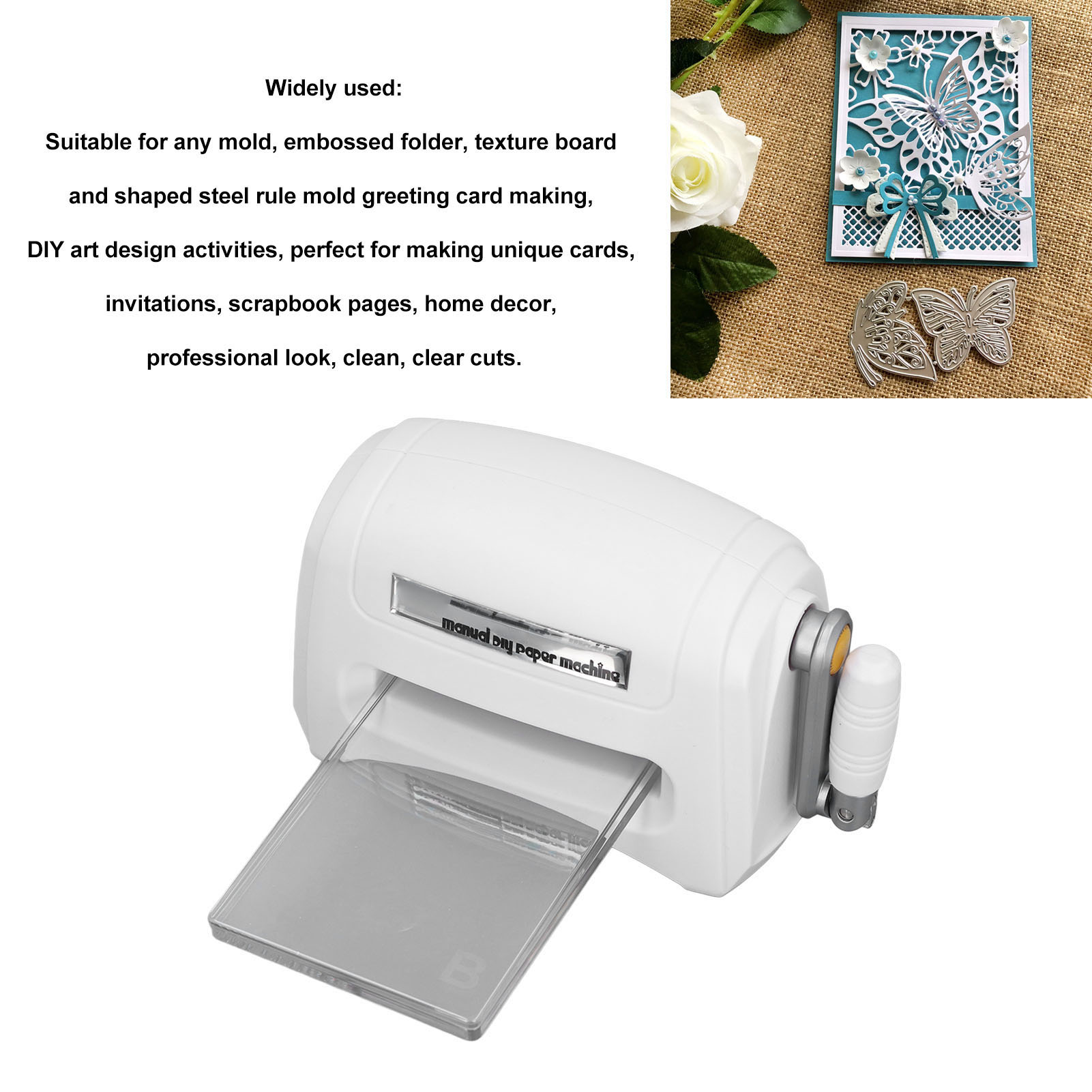 핸드 엠보싱 기계 DIY 미니 수동 다이 커팅 기계 ( - Die Cutting Machine 리뷰 및 가격
