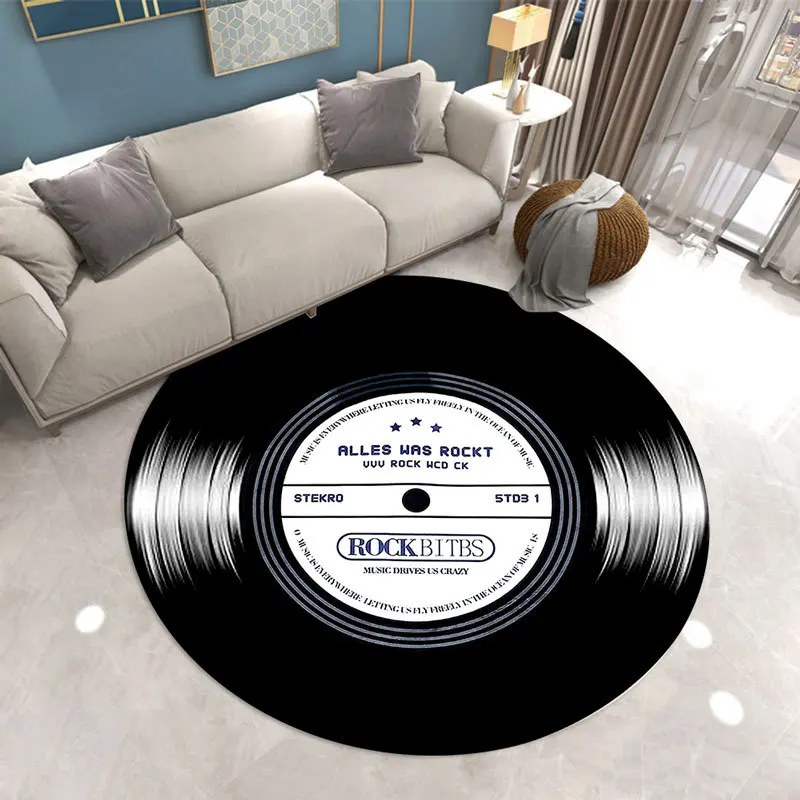 3D 비닐 레코드 인쇄 소프트 라운드 음악 참고 카펫  - Commercial Vinyl Printing Machine 리뷰 및 가격