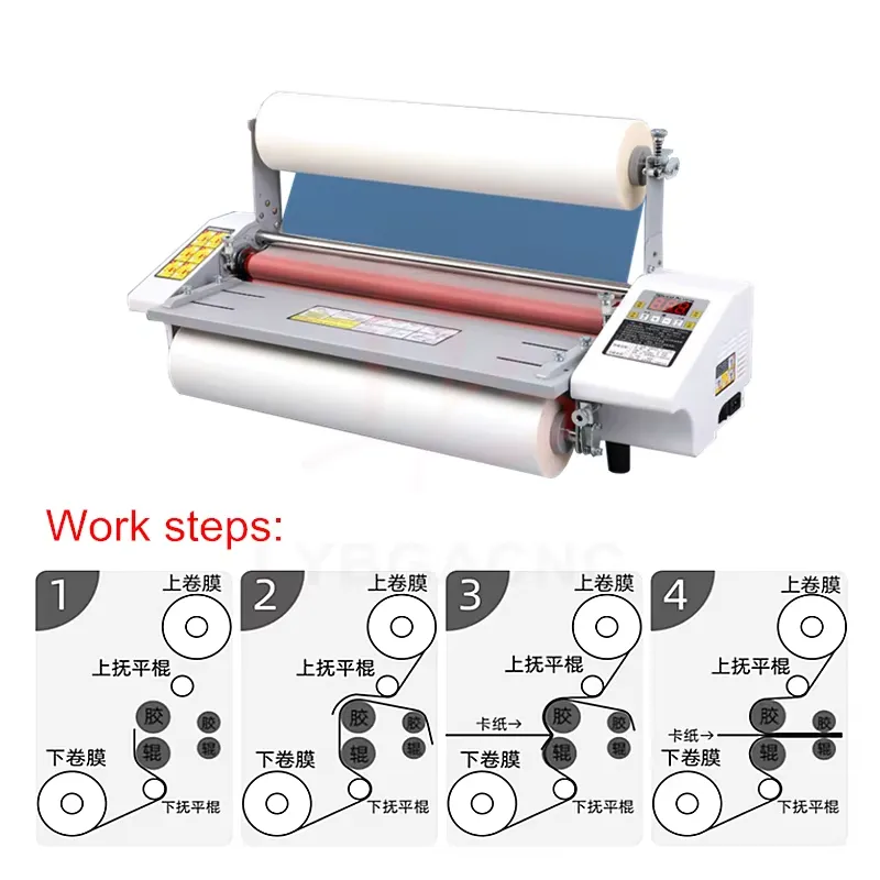 핫세일 라미네이팅 기계 4롤러 냉온 라미네이터 A3 용 - Laminator Cold Roll 리뷰 및 가격