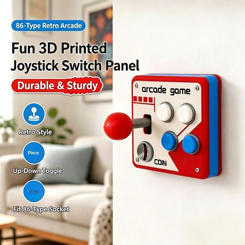 레트로 게임 콘솔 조이스틱 스위치 프리미엄 3D 프린팅 - Hall Commercial Printing 리뷰 및 가격