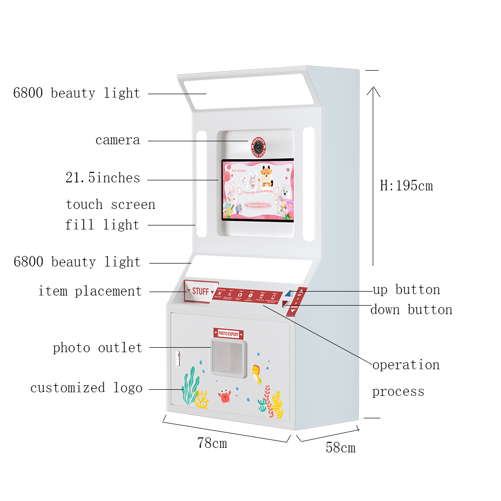 셀프 서비스 사진 부스 터치스크린 즉석 인화 사진 부스 - Commercial Printing & Graphics 리뷰 및 가격